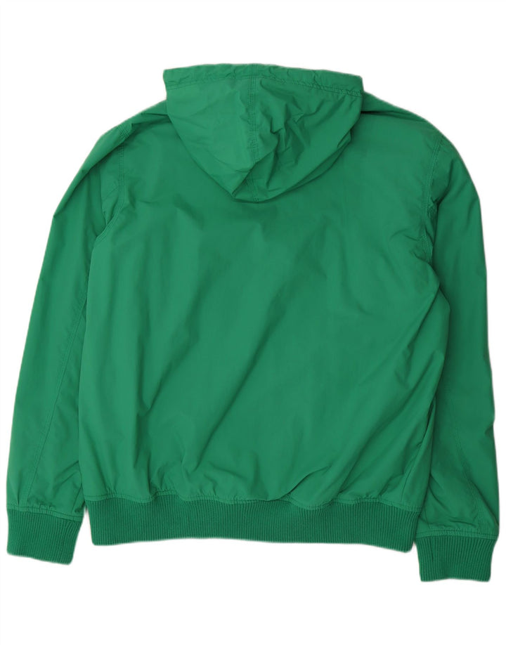 DICKIES Giubbotto bomber con cappuccio da uomo grande verde in poliammide