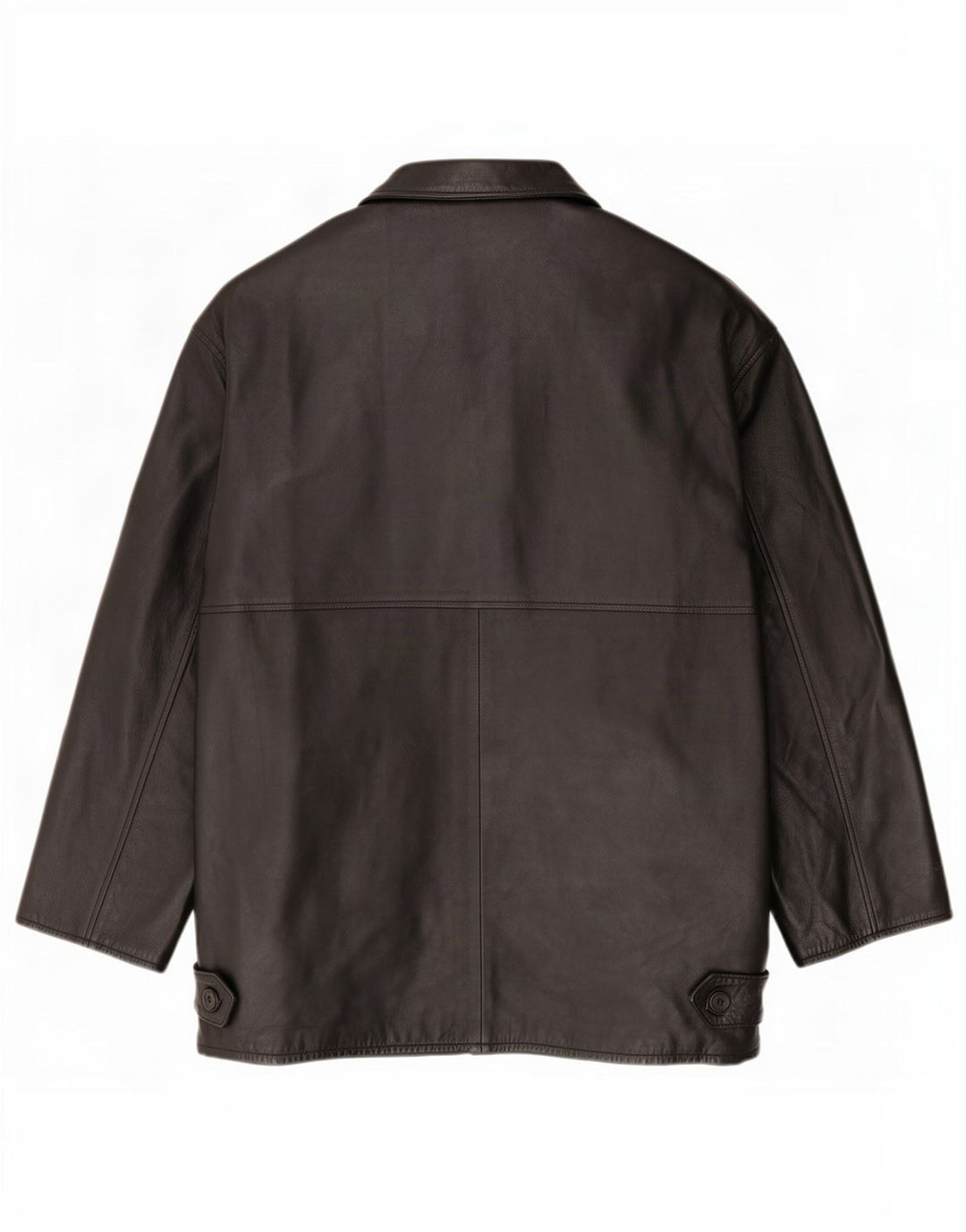 Giacca in pelle vintage da uomo IT 52 XL Nera