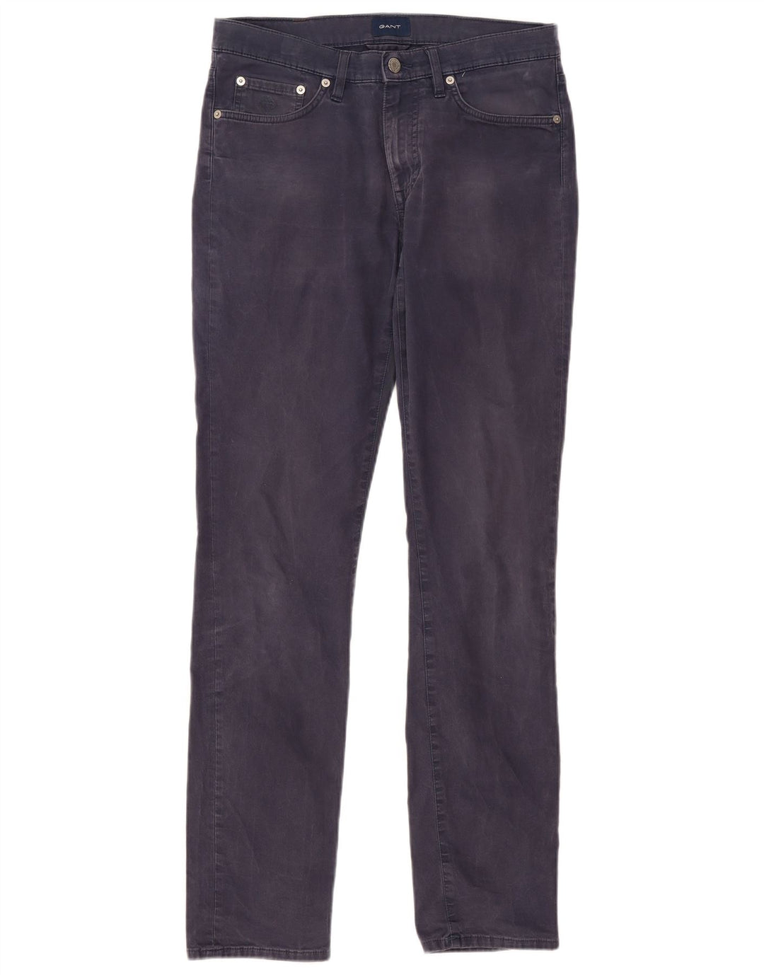Pantaloni casual slim da uomo Gant W30 L34 Blu Navy