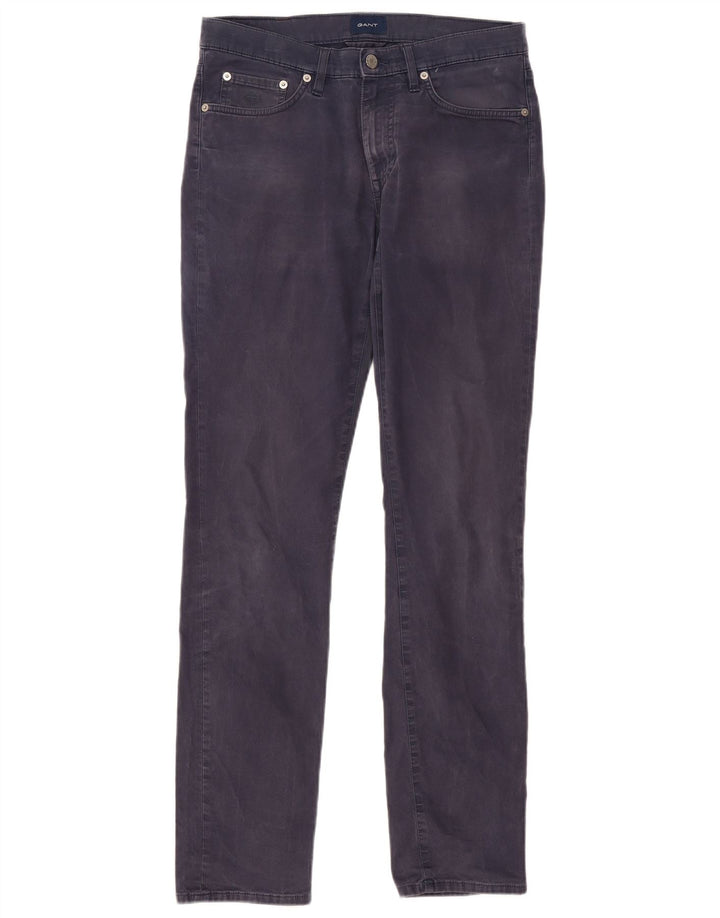 Pantaloni casual slim da uomo Gant W30 L34 Blu Navy