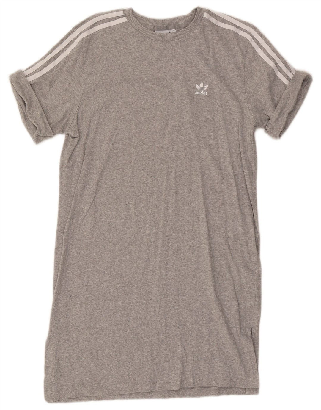 Abito t-shirt da donna Adidas UK 12 Grigio medio