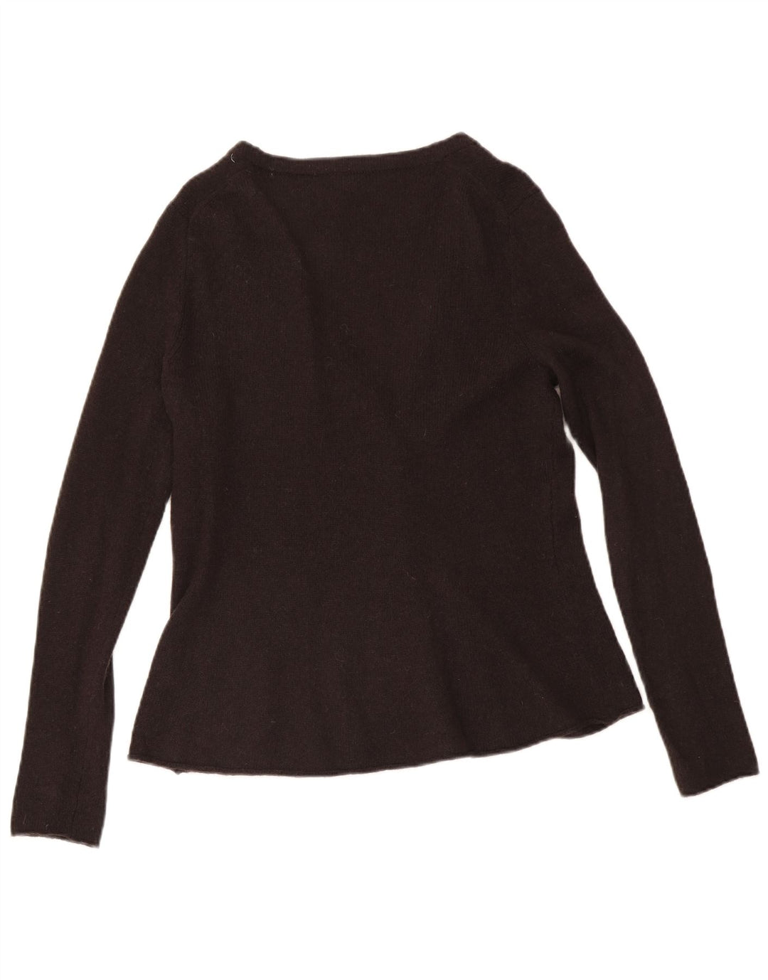 Maglione cardigan da donna Hobbs UK 14 Lana d'agnello marrone medio