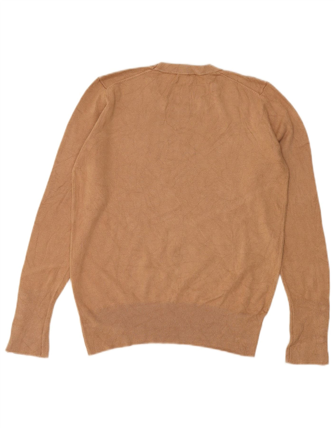 Maglione maglione girocollo da donna Zara UK 12 Marrone medio