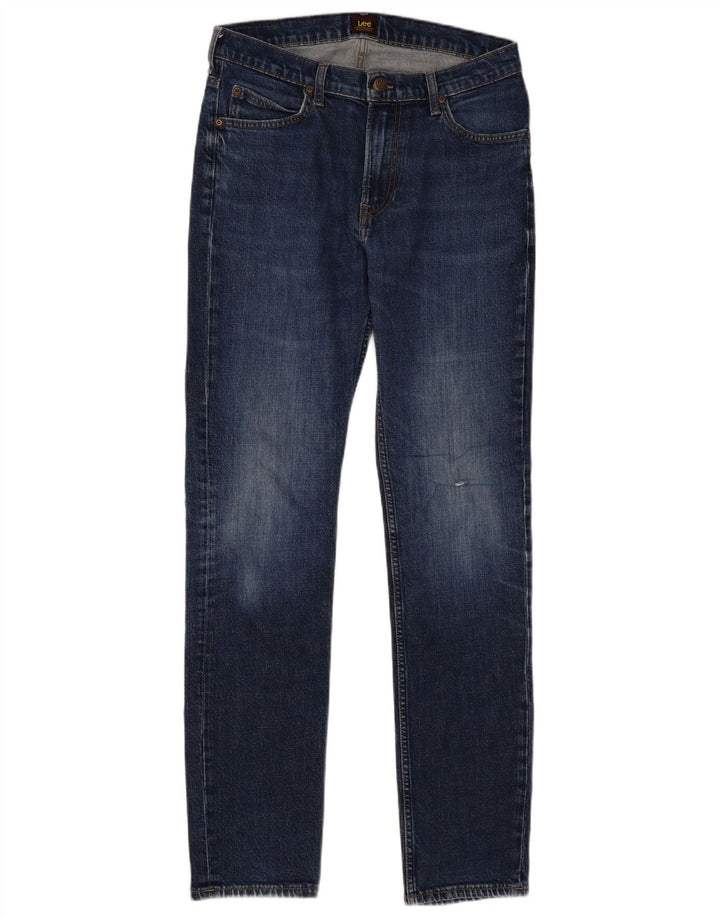 Jeans slim Lee Rider da uomo W33 L34 in cotone blu