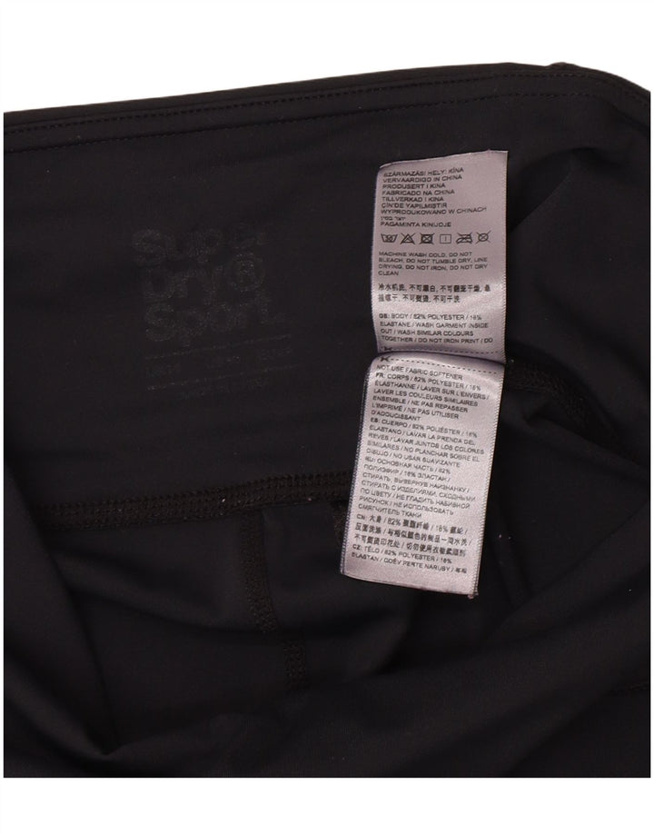 Leggings grafici da donna Superdry UK 14 poliestere nero medio