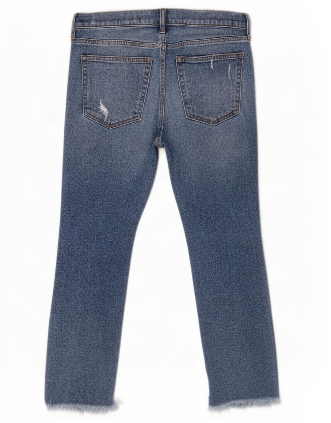 Jeans ritagliati effetto vissuto Gap da donna W28 L24 cotone blu