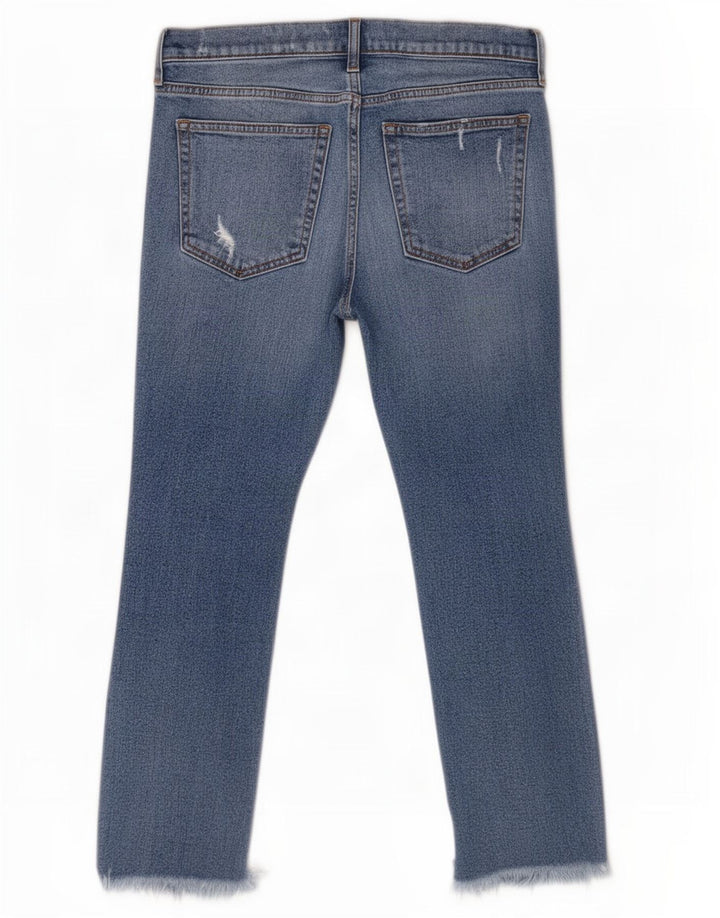 Jeans ritagliati effetto vissuto Gap da donna W28 L24 cotone blu