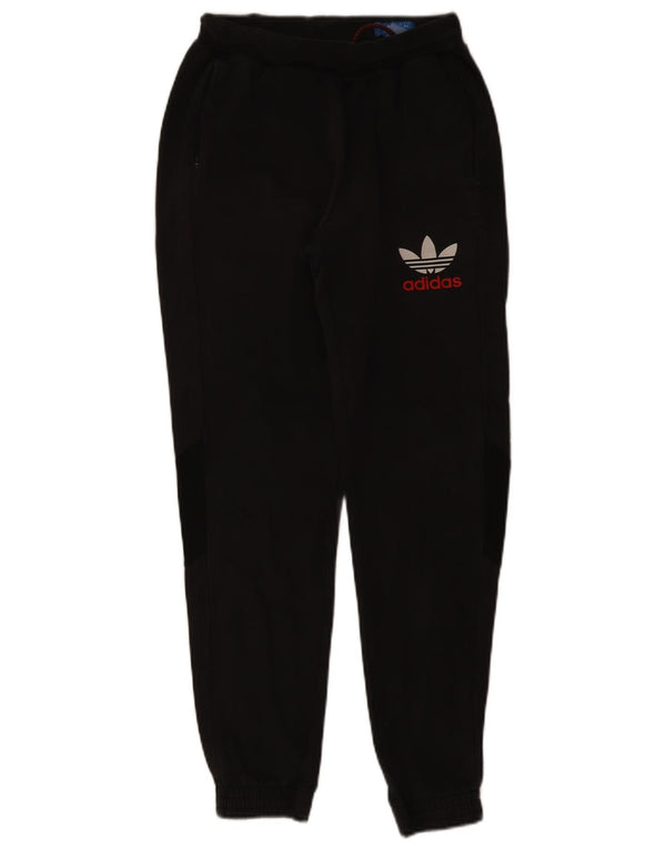 Pantaloni da tuta da uomo Adidas Joggers piccoli in cotone nero