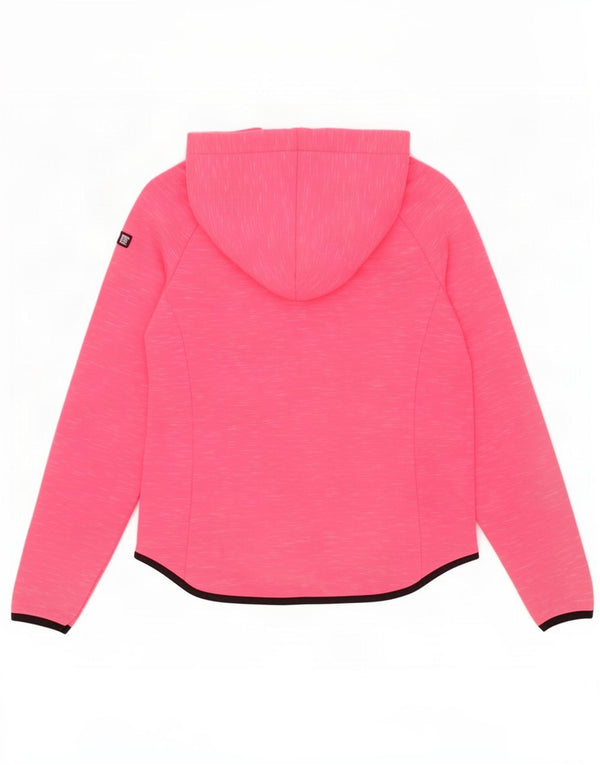 Giacca sportiva da donna con cappuccio Superdry UK 10 Small Pink Flecked