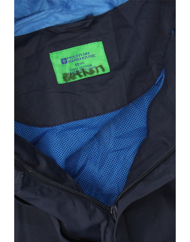 Giacca antipioggia Action per ragazzi Mountain Warehouse 12-13 anni Blu navy