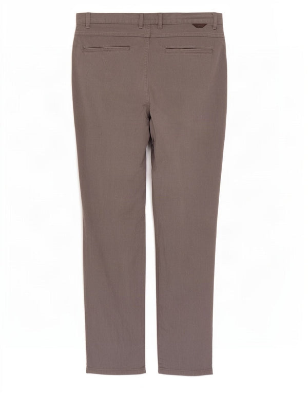 Pantaloni chino slim fit da uomo Zara EU 42 Large W32 L31 Grigio