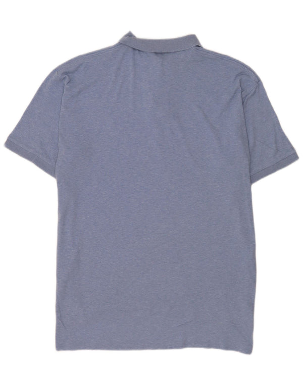 Polo Ralph Lauren Camicia da uomo XL in cotone screziato blu
