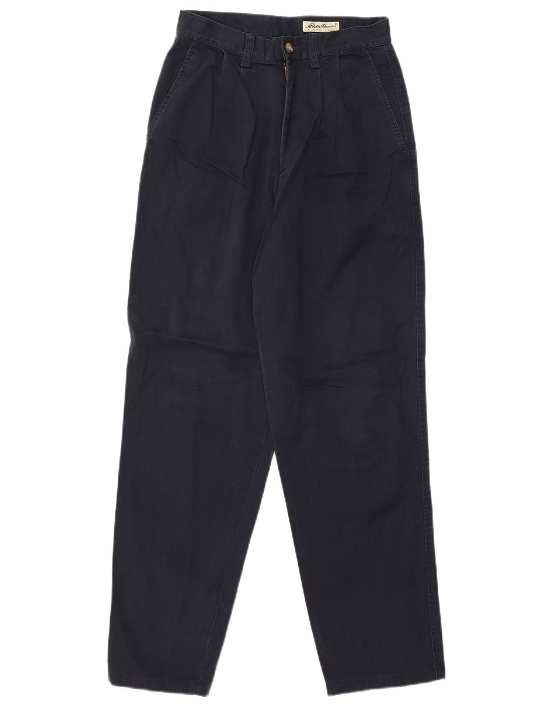 Pantaloni chino con pegged da donna EDDIE BAUER US 6 Medium W26 L29 Blu Navy