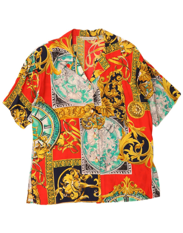 Camicia a maniche corte da donna Giulia Galanti UK 14 media multicolore