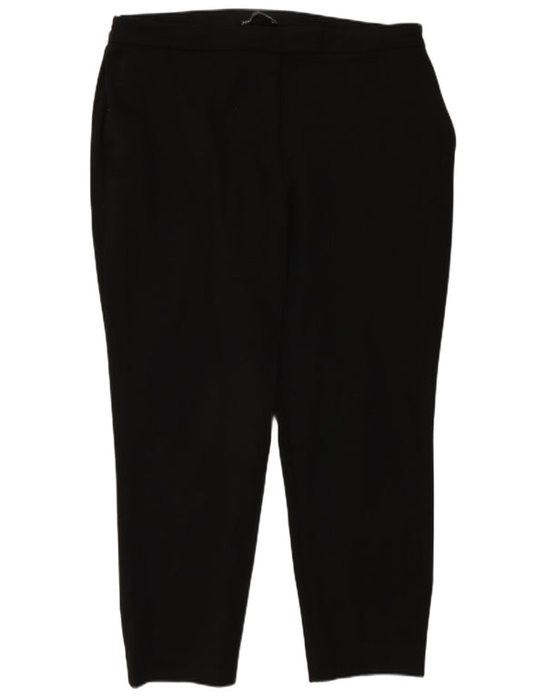 Pantaloni corti slim da donna Marks & Spencer UK 20 2XL W40 L27 Neri