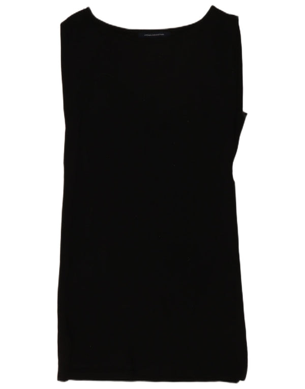 Abito aderente senza maniche da donna French Connection UK 8 piccolo in viscosa nera