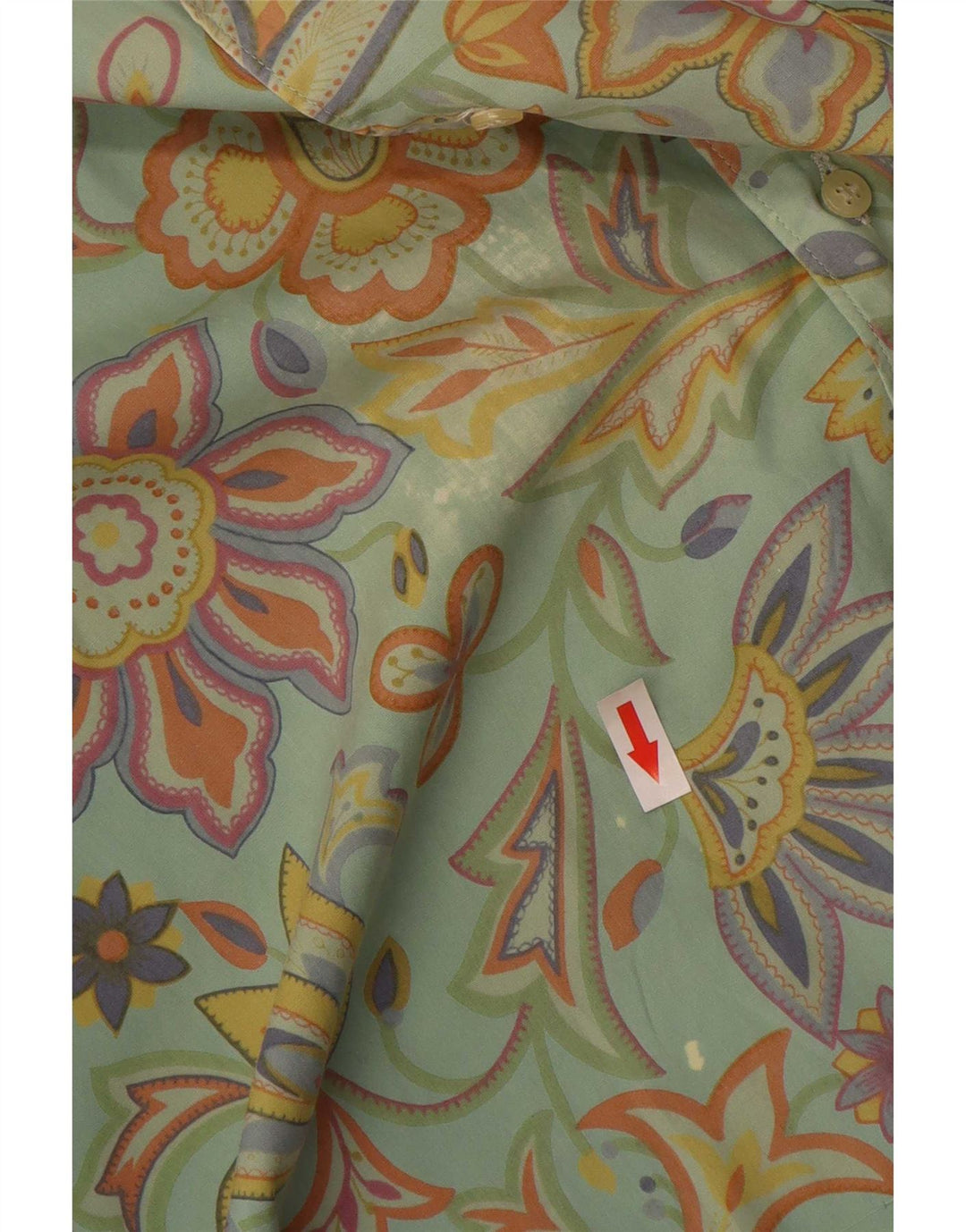 Camicia a maniche corte da uomo Belfe verde medio floreale