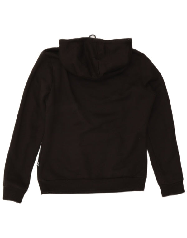 Felpa con cappuccio da donna Puma UK 10 piccola in cotone nero