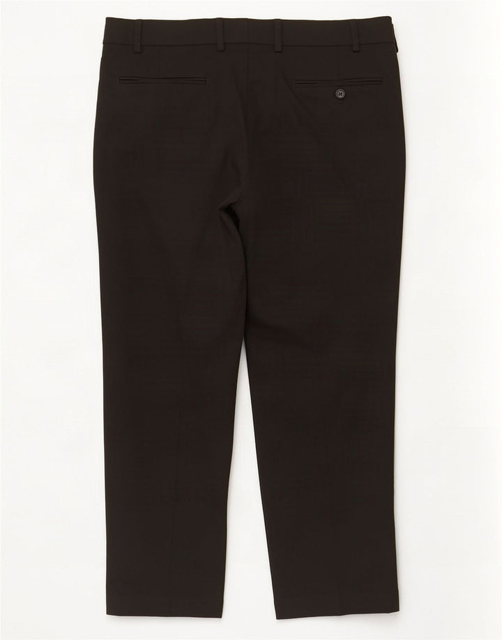 Pantaloni corti slim da uomo Marks & Spencer W38 L25 poliestere nero