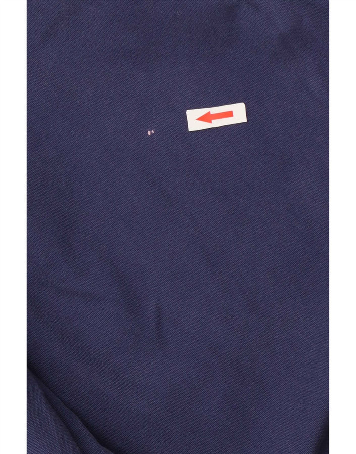 Crew Clothing Camicia pullover da uomo grande in cotone blu navy