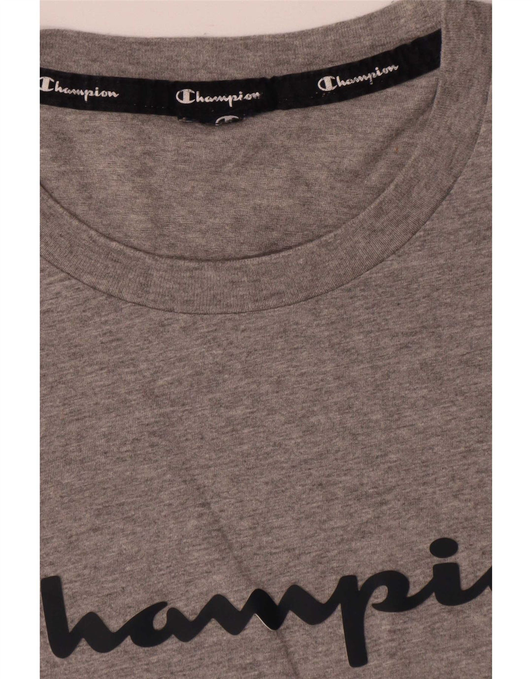 T-shirt grafica da uomo Champion Top grigio medio