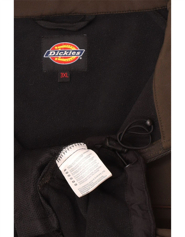 Giacca a vento da uomo Dickies UK 46 3XL Poliestere color block kaki