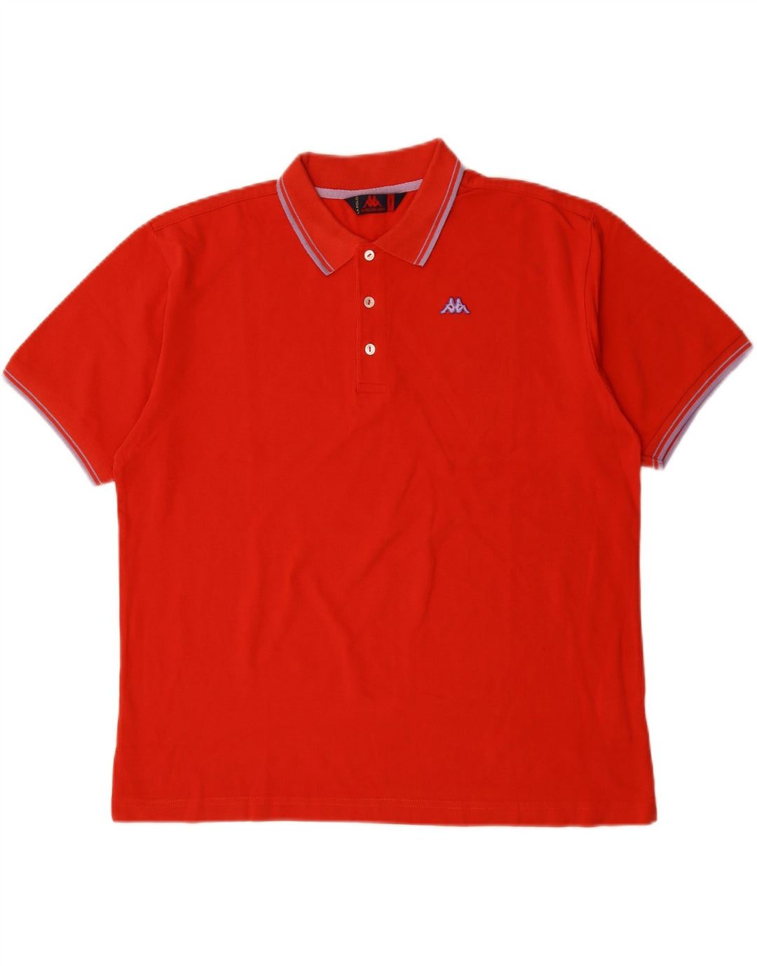 Polo KAPPA Uomo Large Rossa in Cotone