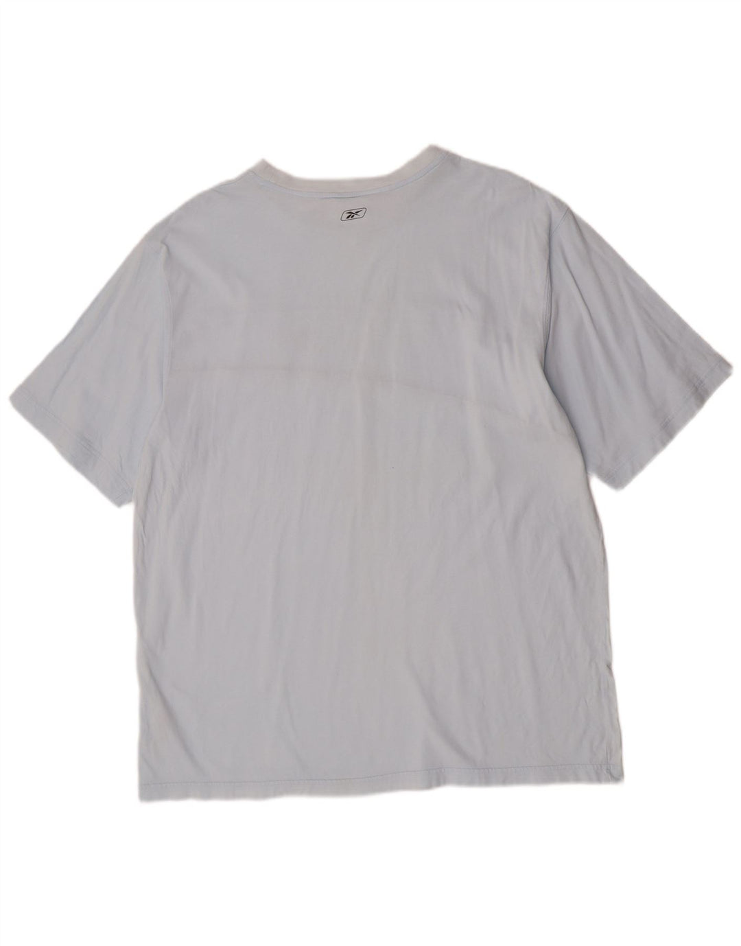 T-shirt grafica da uomo Reebok Top 2XL in cotone blu