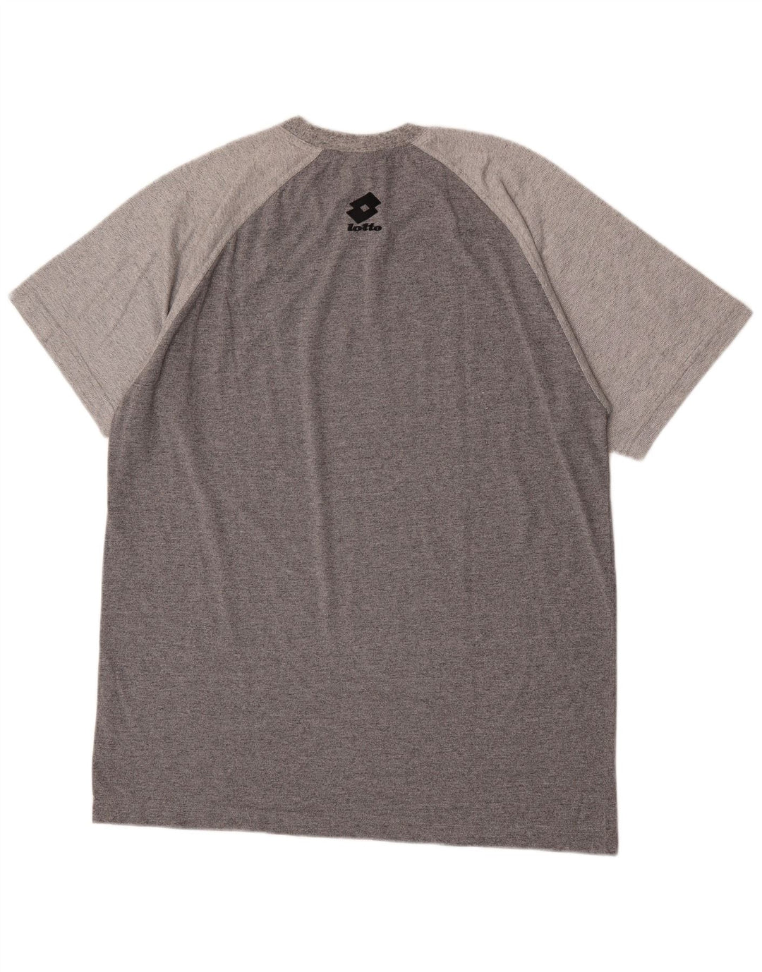 T-shirt grafica da uomo LOTTO Top XL poliestere chiazzato grigio