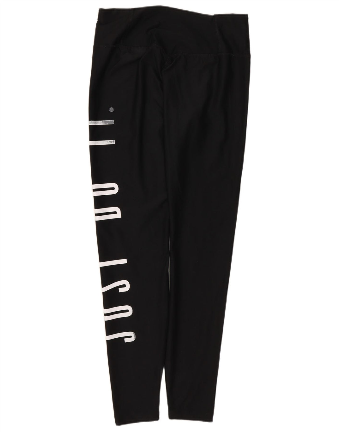 Leggings grafici Nike da donna Dri Fit UK 8 piccoli poliestere nero