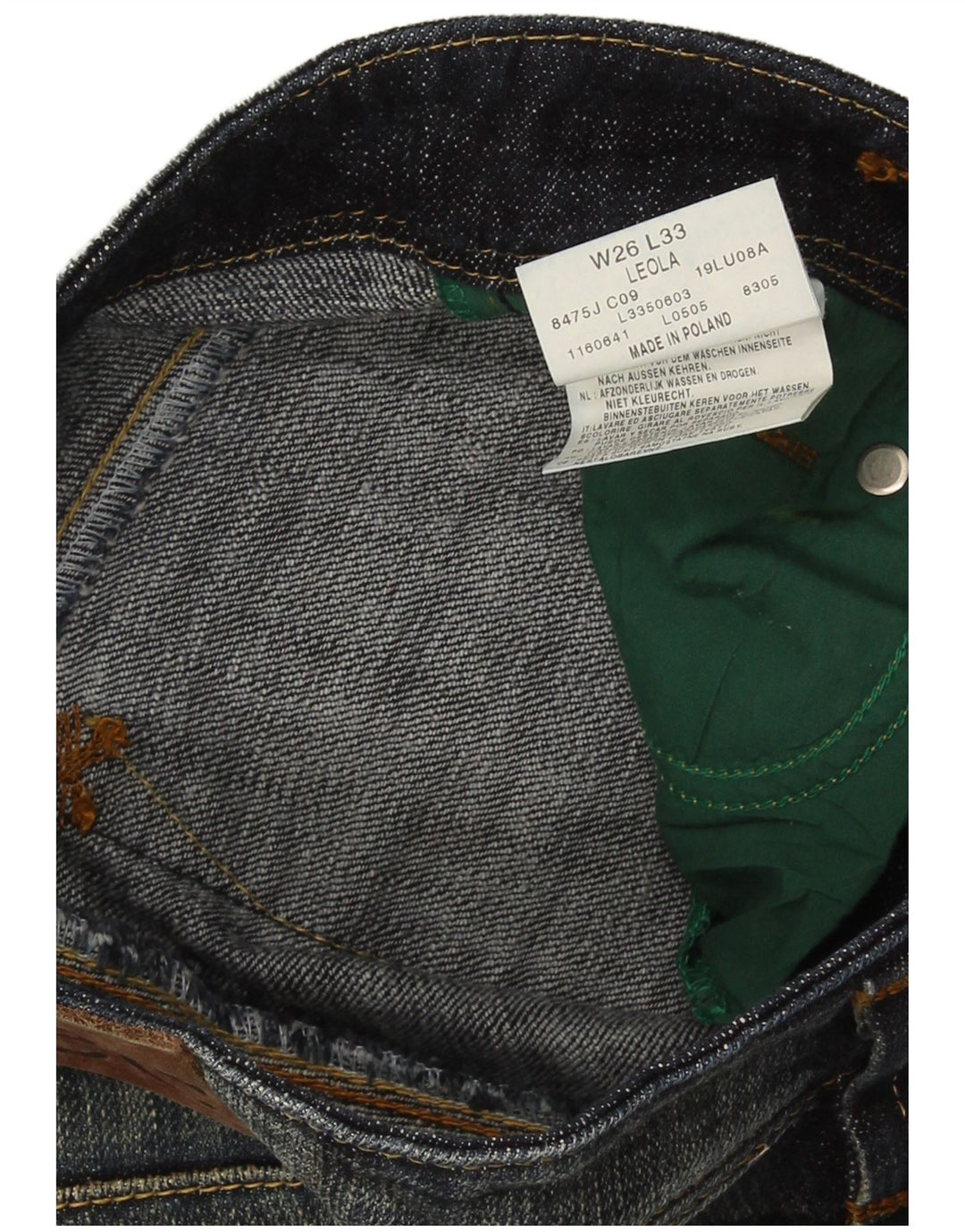 Jeans Lee Leola Bootcut da donna W26 L33 cotone blu navy