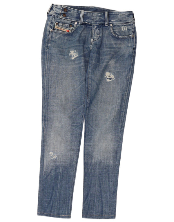 Jeans slim effetto consumato da donna Diesel W30 L29 Blu