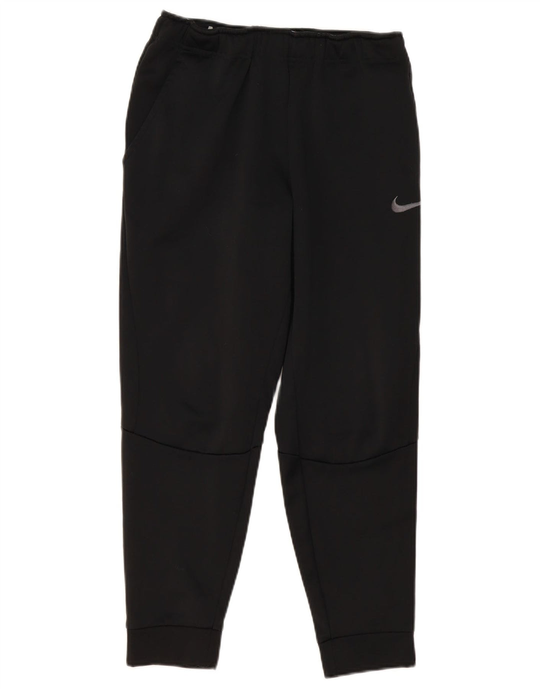 Pantaloni da tuta da donna Nike Dri Fit, pantaloni da jogging, piccoli, in poliestere nero
