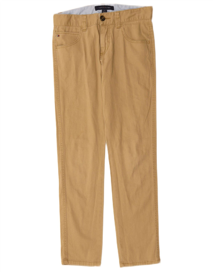 TOMMY HILFIGER Pantaloni casual slim da bambino 11-12 anni W28 L26 Cotone beige