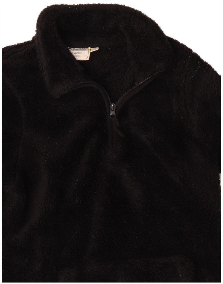 Maglione in pile da donna con collo e zip Mountain Warehouse UK 12 medio nero