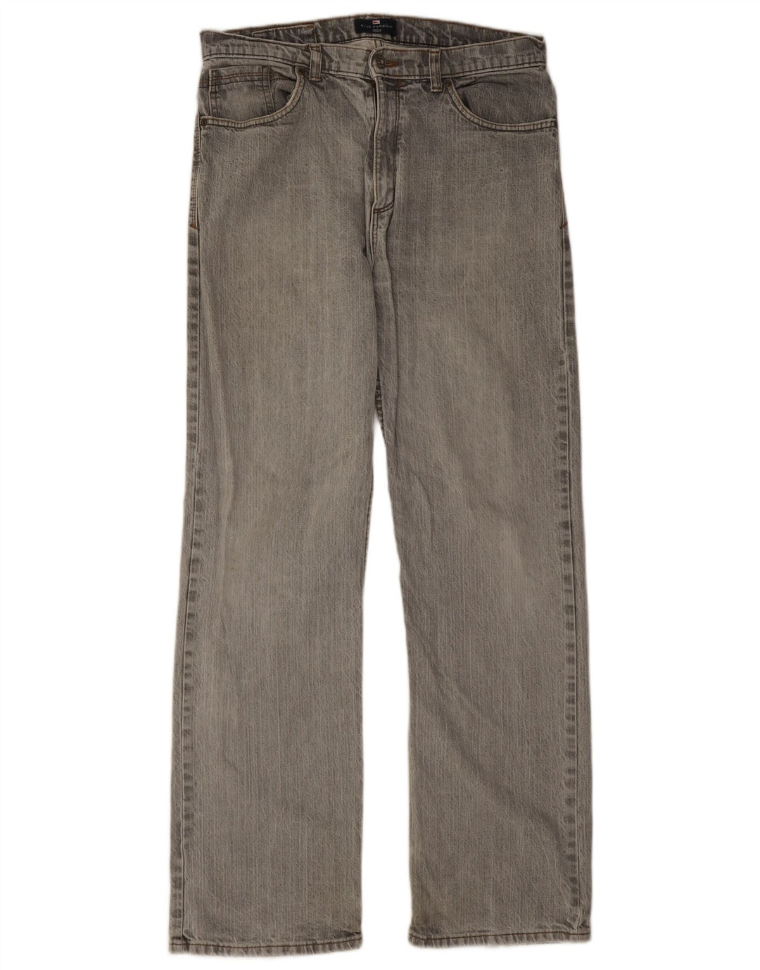Jeans dritti da uomo Marks & Spencer W34 L33 cotone grigio
