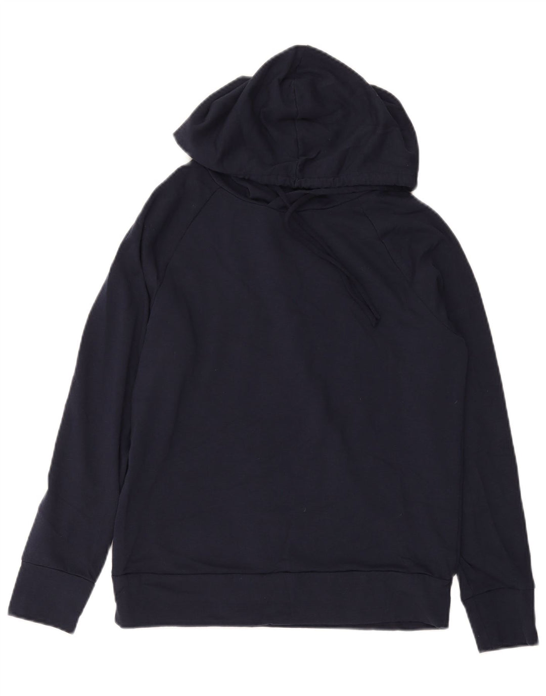 Maglione con cappuccio da donna EDDIE BAUER UK 10 piccolo poliestere blu navy