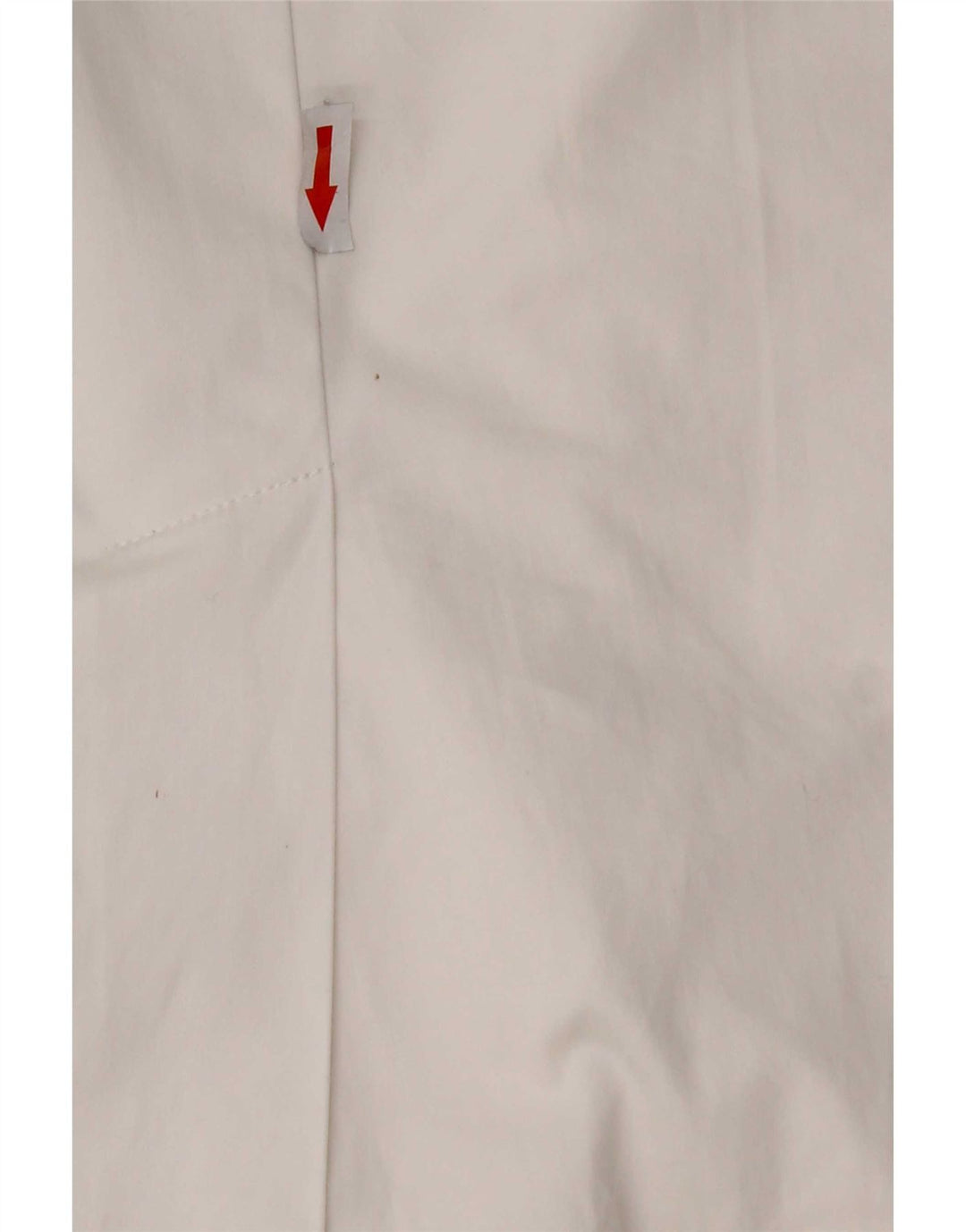 Gonna dritta da donna Marks & Spencer UK 12 media W30 cotone bianco