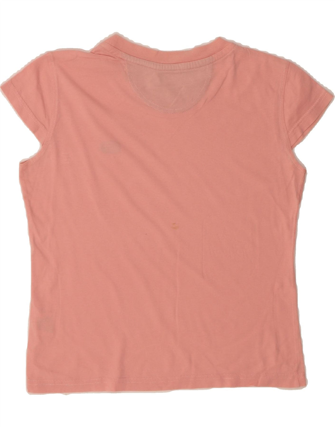 ASICS Womens Crop T-Shirt Top UK 12 Medium Pink Cotton Vintage Asics and Second-Hand Asics from Messina Hembry 