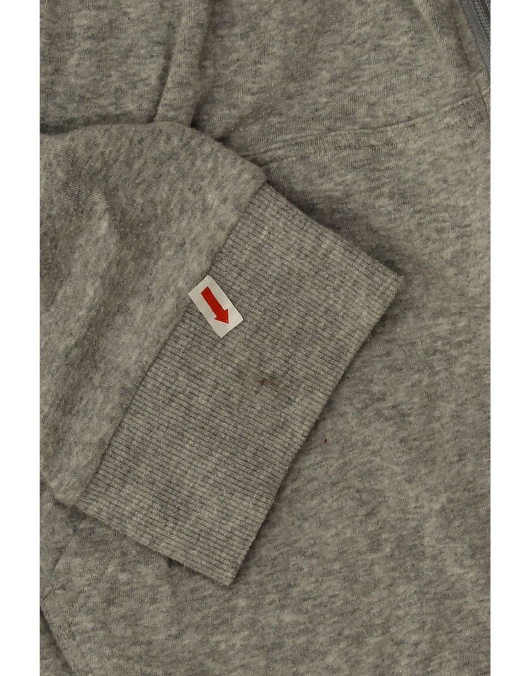 Maglione con cappuccio e zip da uomo Calvin Klein in cotone grigio medio