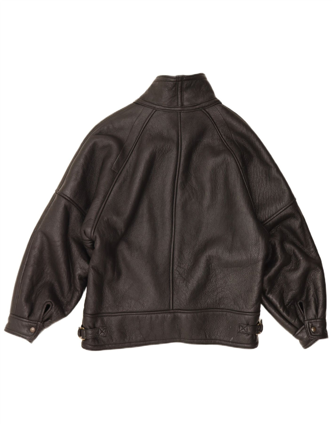 Giacca in shearling vintage da uomo IT 54 2XL Shearling nero