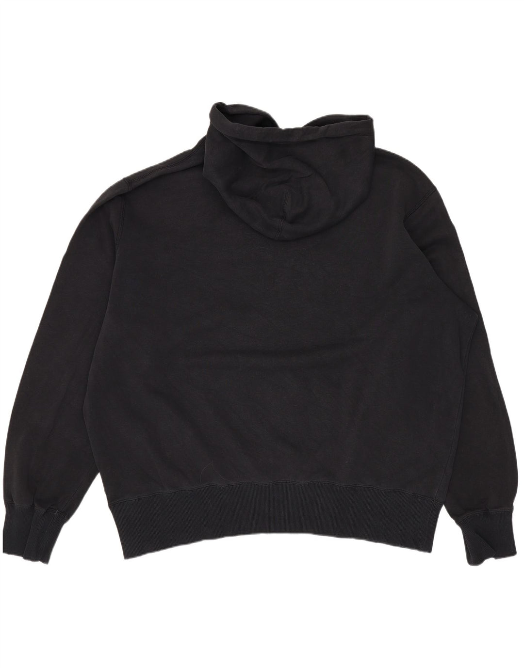 Felpa con cappuccio oversize con grafica NIKE da donna UK 18 XL in cotone nero