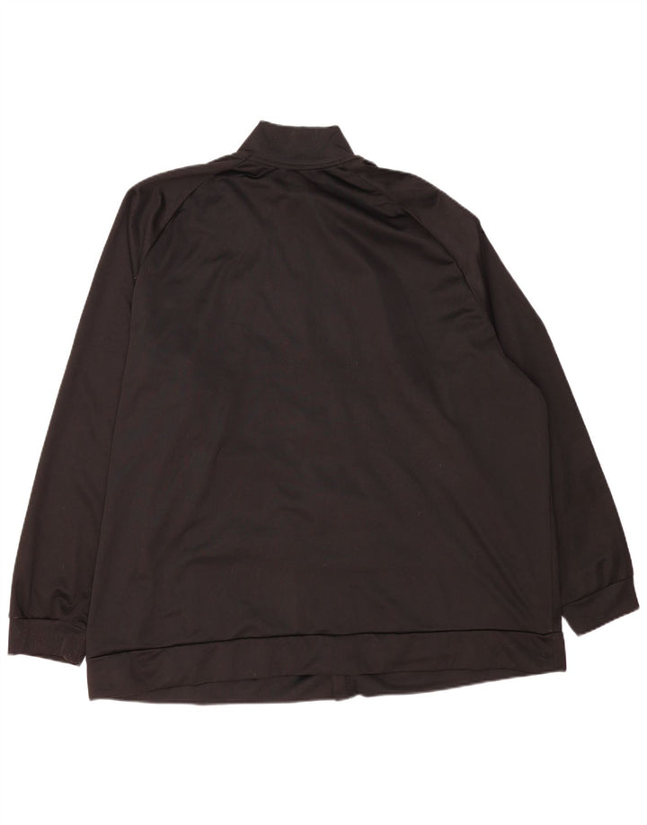 Giacca da tuta da uomo vintage 3XL Poliestere color block nero