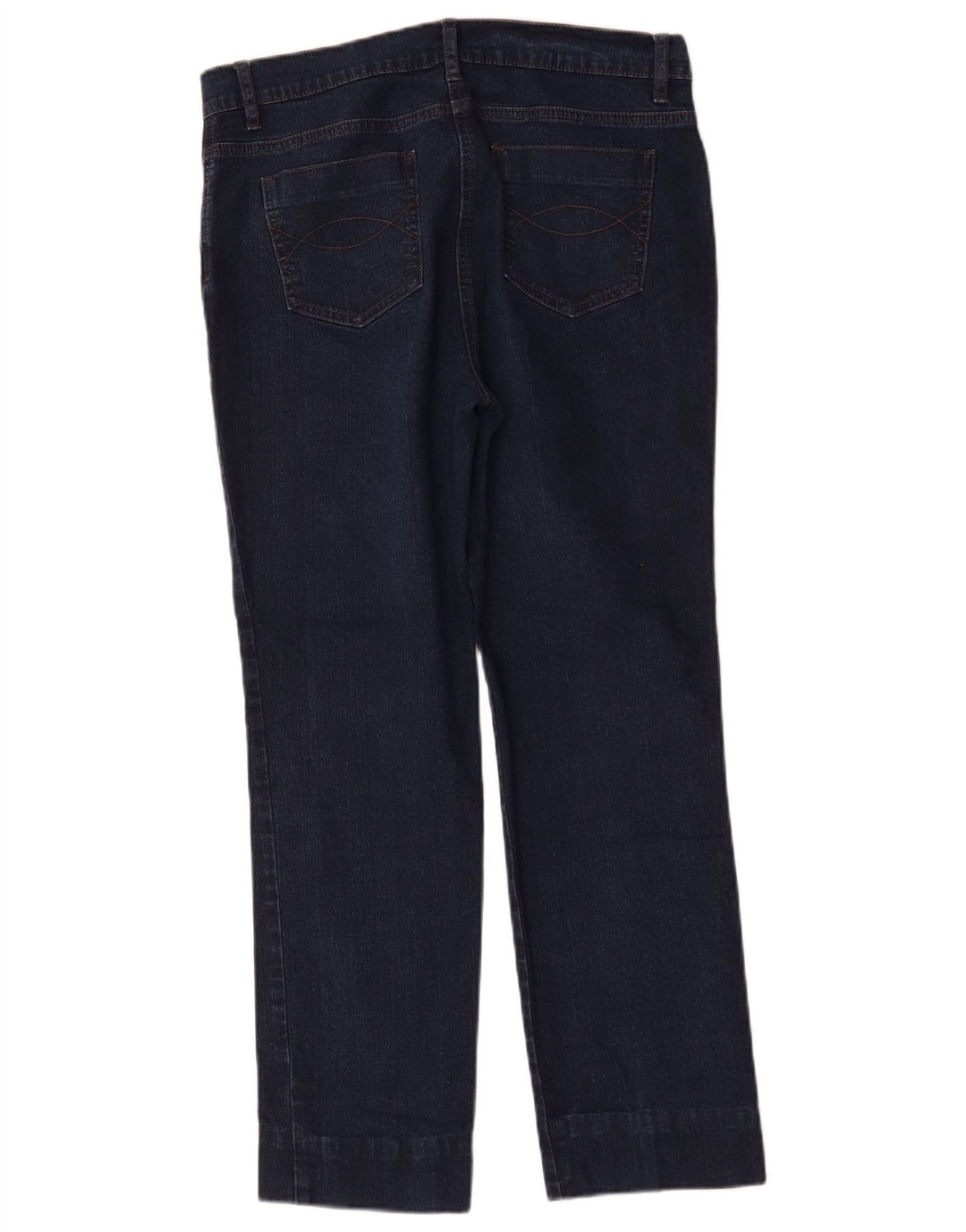Jeans dritti da donna Marks & Spencer UK 14 Large W32 L27 Blu navy