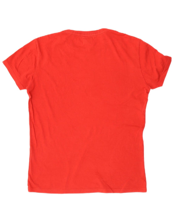 T-shirt grafica da uomo Replay Top rosso medio