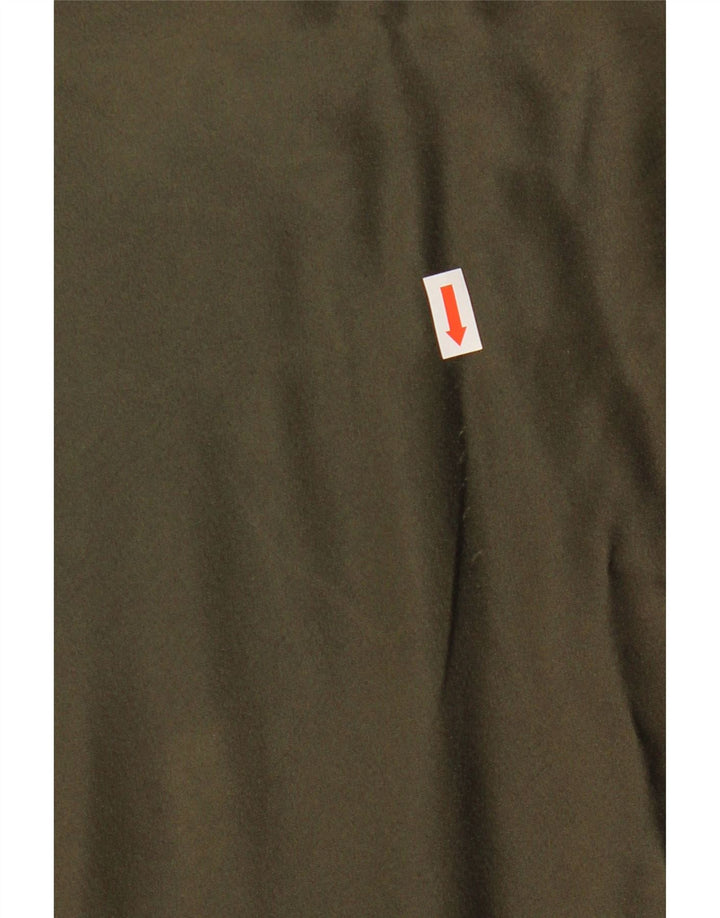 Gonna lunga a vita alta da donna Zara media W28 kaki