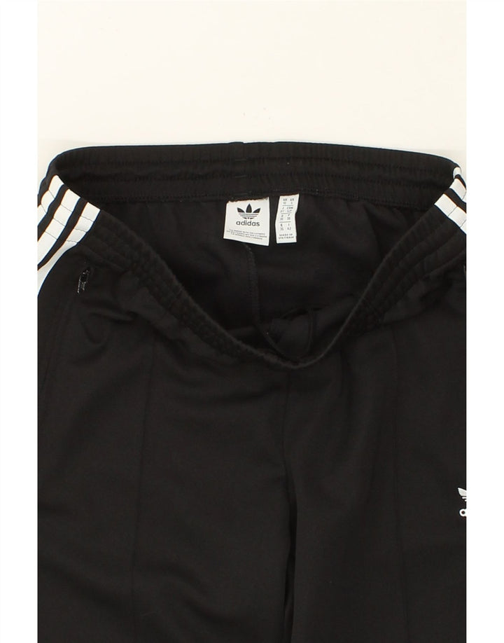 ADIDAS Womens Tracksuit Trousers UK 10 Small Black Polyester Vintage Adidas and Second-Hand Adidas from Messina Hembry 