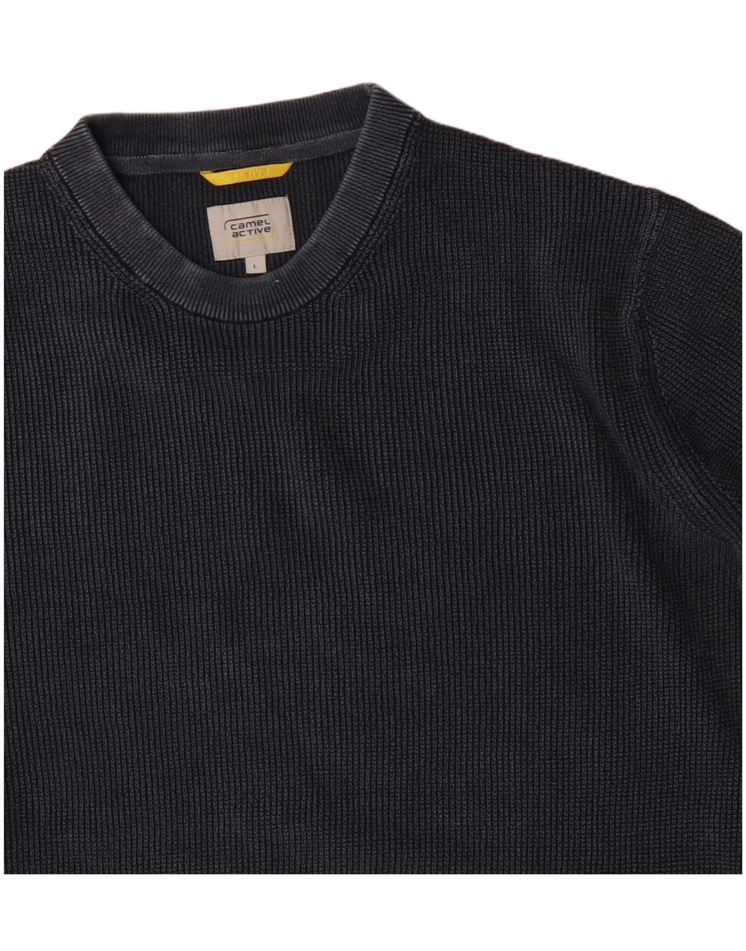 Maglione maglione girocollo da uomo Camel Active grande blu navy