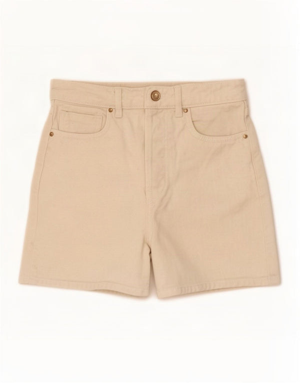 Pantaloncini di jeans da donna Zara EU 34 2XS W24 Beige
