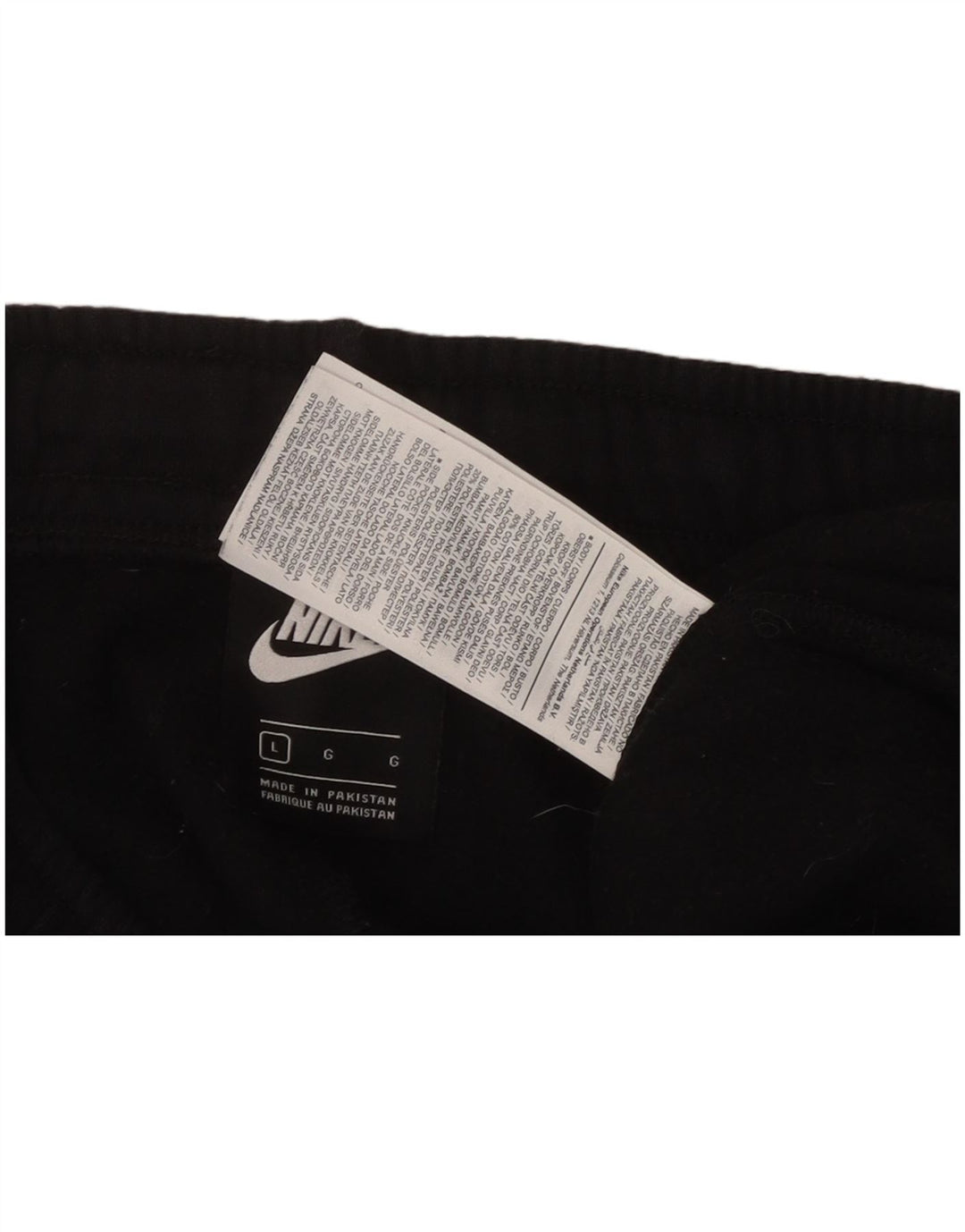 NIKE Pantaloni da tuta con grafica da uomo Joggers grandi in cotone nero